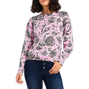 NIC+ZOE Women's Petal Dot Sweater size XL NWT Crew Neck Cotton Lightweight